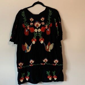 Zara Embroidered Dress